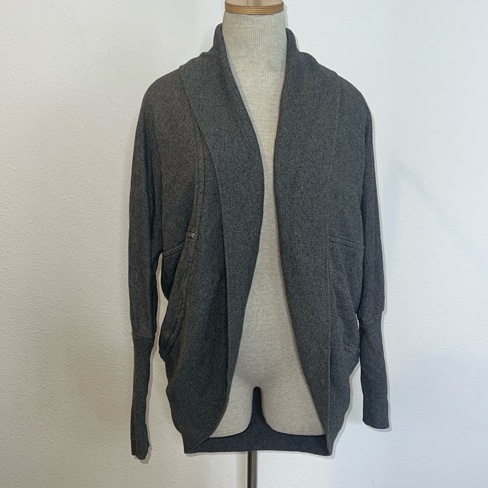 Aritzia Wilfred Shawl Collar Cardigan with Stud Detail